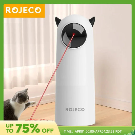 RojeCo Smart Teasing Laser Toy: Engaging Pet Entertainment for Cats and Dogs